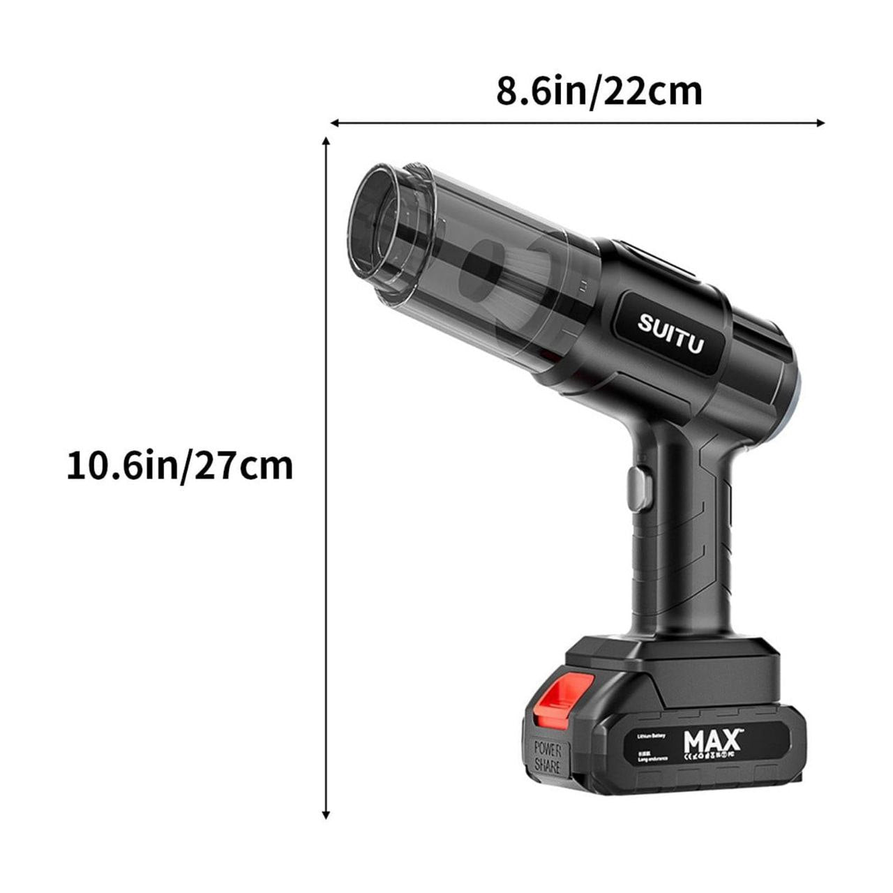 3-in-1 High-Power Portable Wireless Vacuum Cleaner