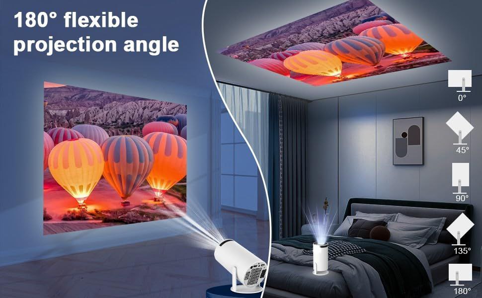 Android 5G Wi-Fi Projector 4K